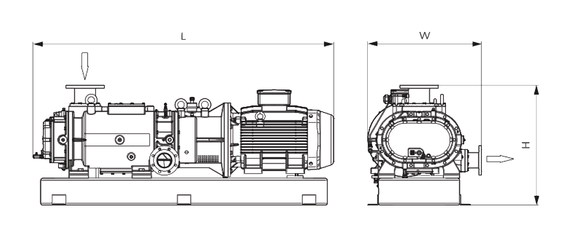 COBRA AC 1000 F VR螺杆真空泵